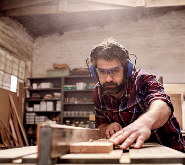 Image of a carpenter.  