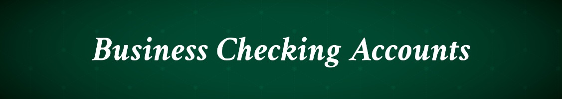 Business Checking Banner