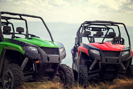 Two ATVs