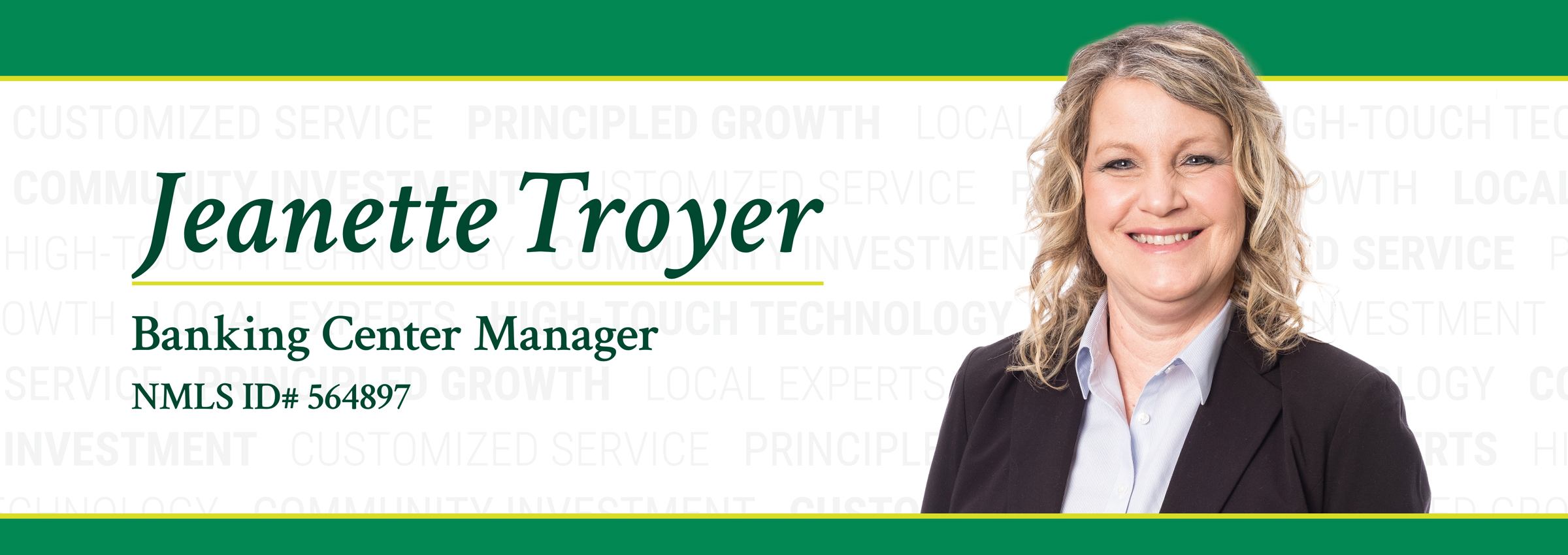 Jeanette Troyer Banner