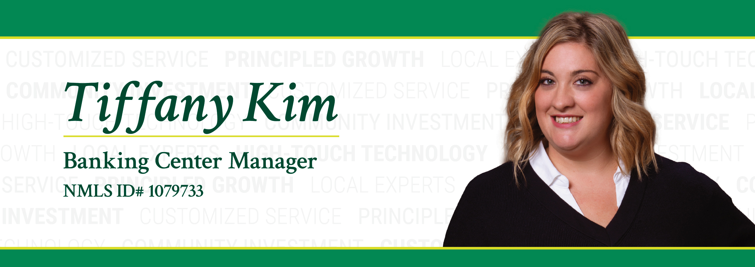 Tiffany Kim Banner