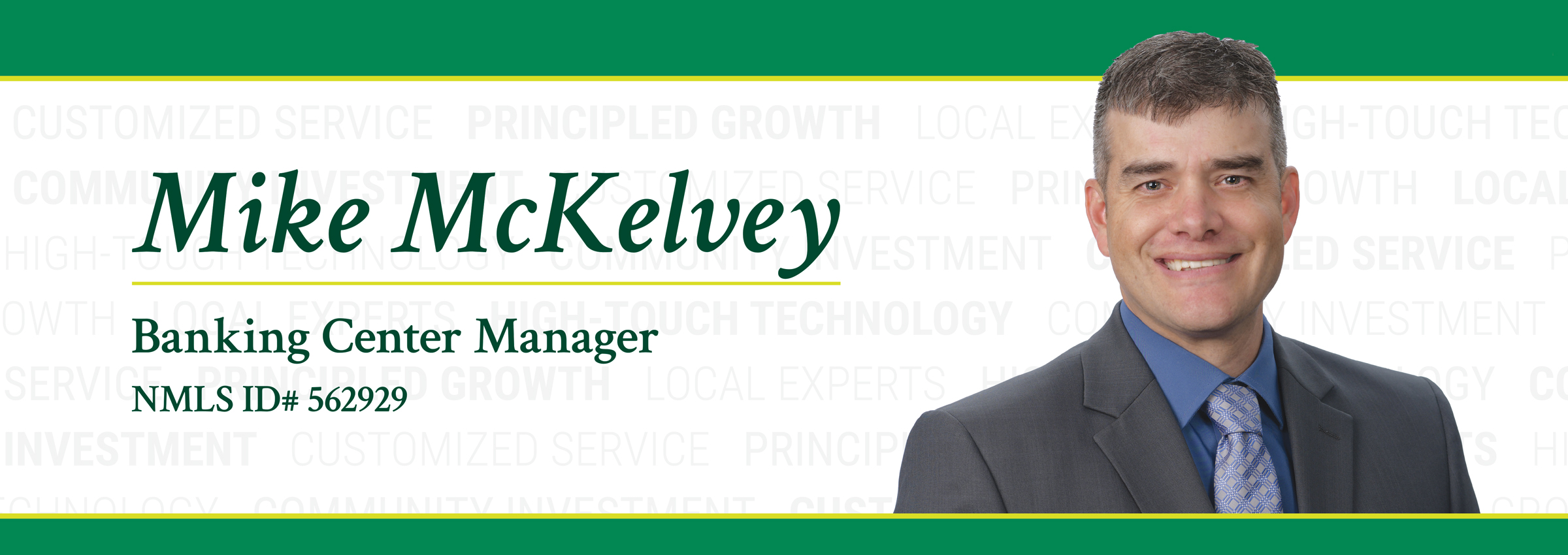 Mike McKelvey Banner