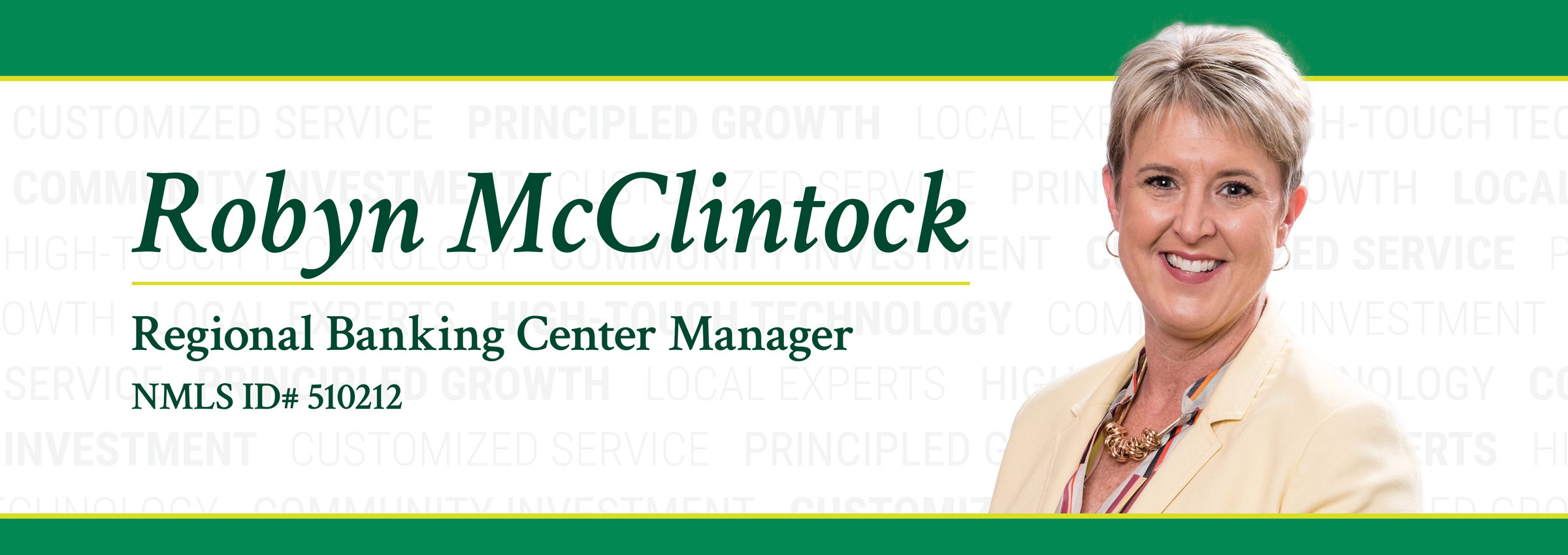 Robyn McClintock Banner