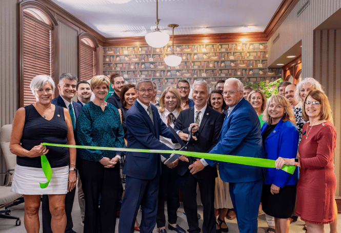 Medina LPO grand opening ribbon cutting
