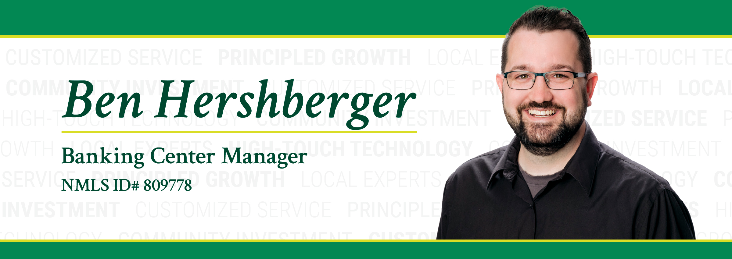 Ben Hershberger Banner