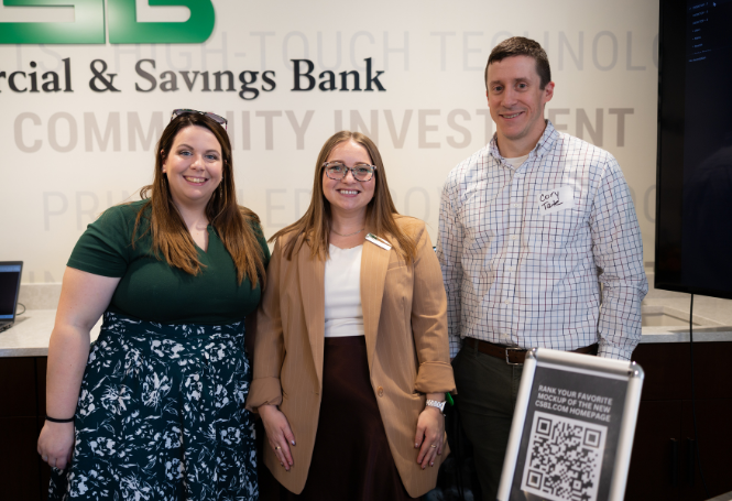 CSB Employees Tara, Mandy, & Cory at CSB Summit event